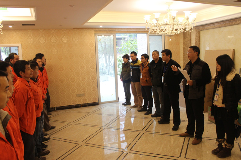 ANBO.COM举行泥作工艺升级二期培训